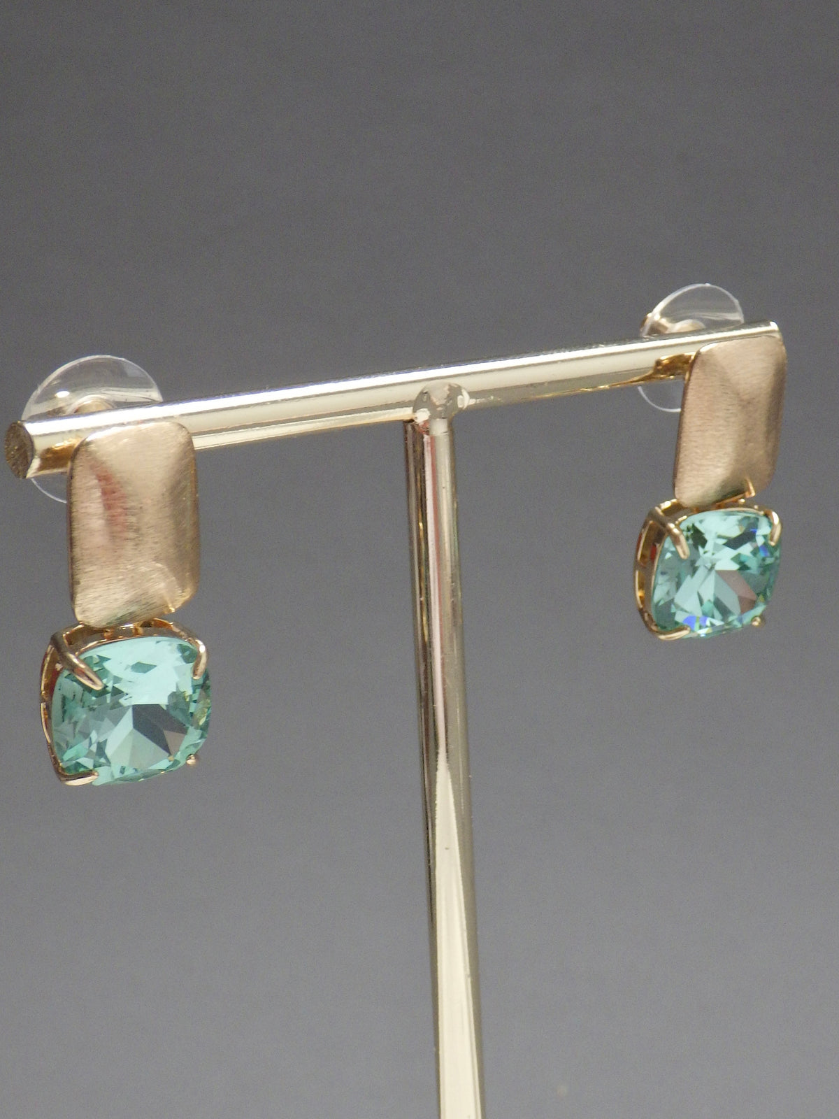 SALE ⭐️ Klassik 2 - Ohrringe - Stecker Aqua Klar