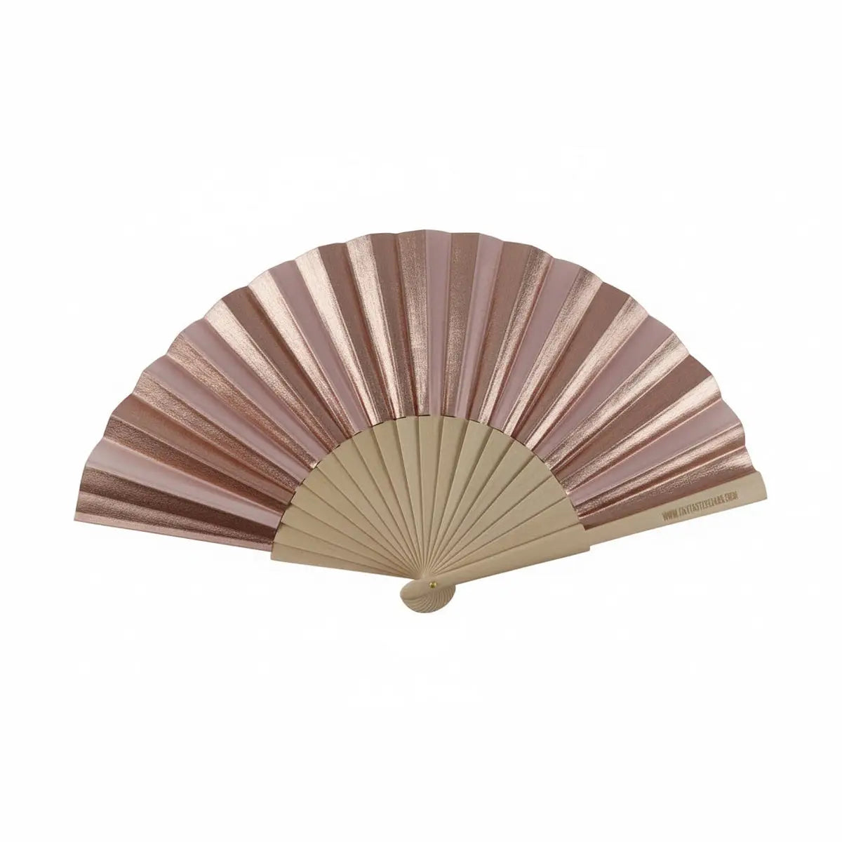 SALE - Fächer - Roségold Perlmutt