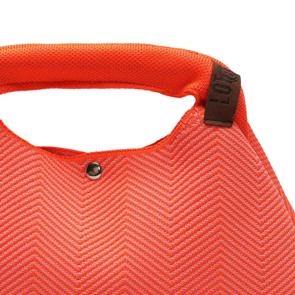 Lot 83 Tasche - Neon Orange/Beige Senna 05