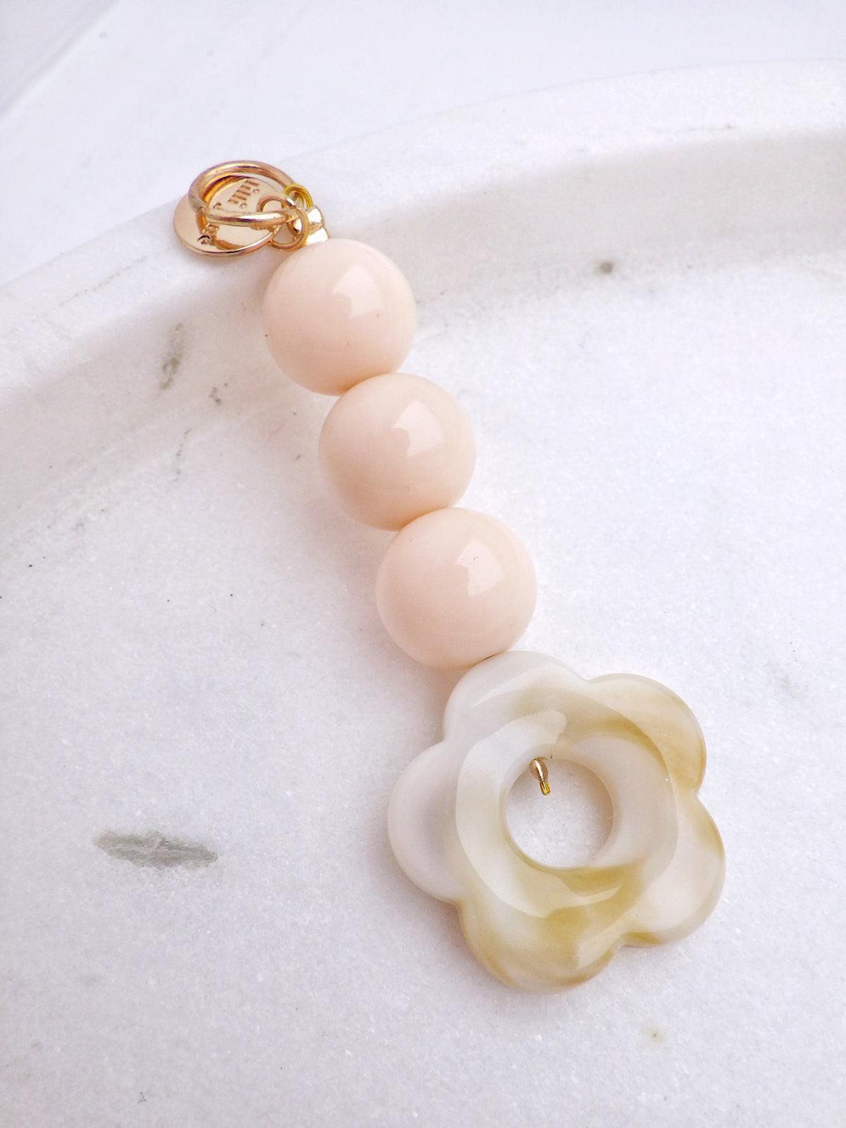 Taschen / Schlüsselanhänger - Blume Blush/Beige