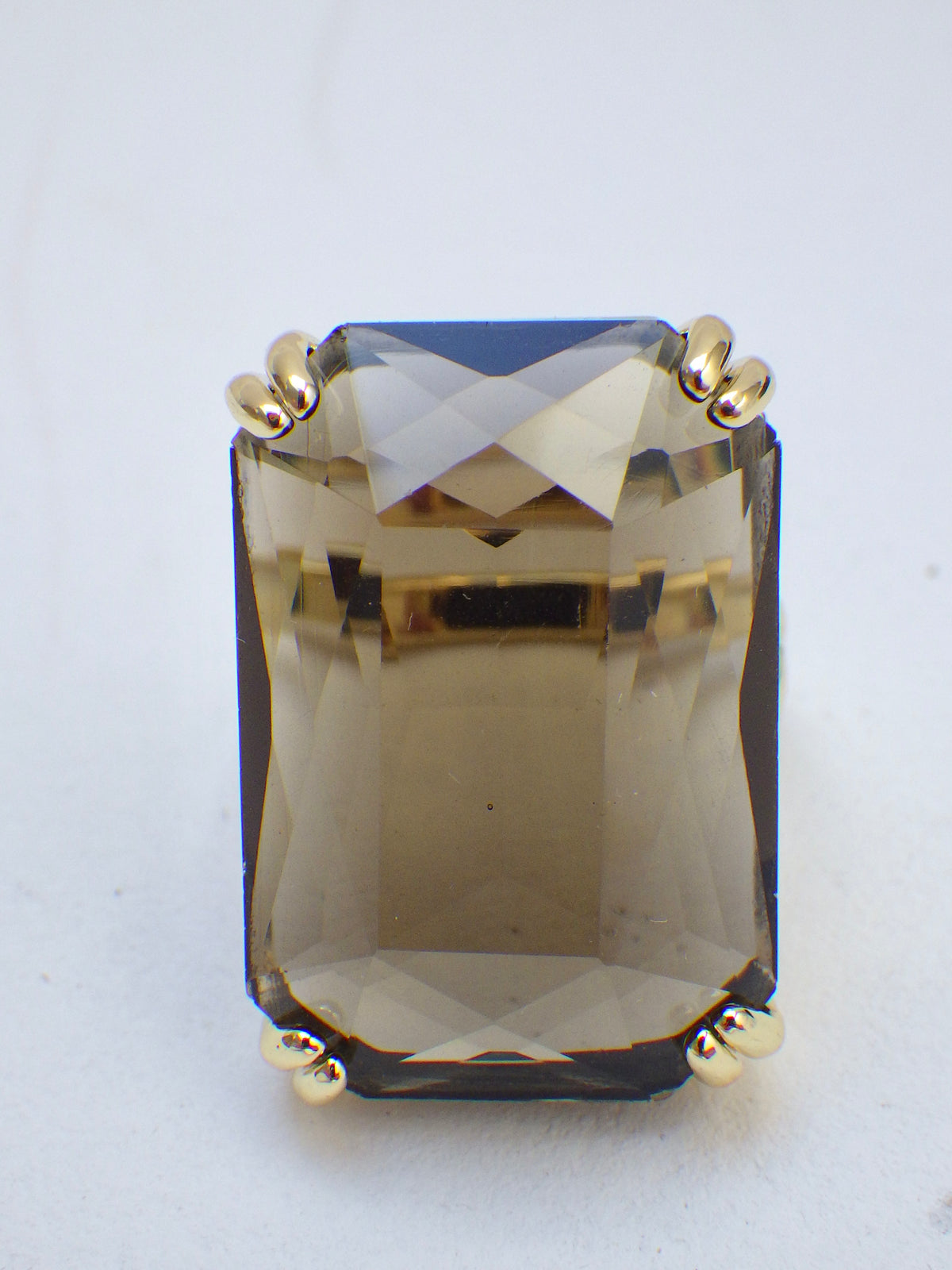 SALE - Ring Rauchquarz #10