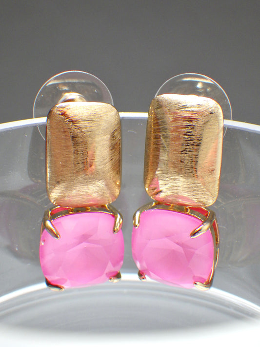 SALE ⭐️ Ohrringe - Stecker Gold - Helles Pink