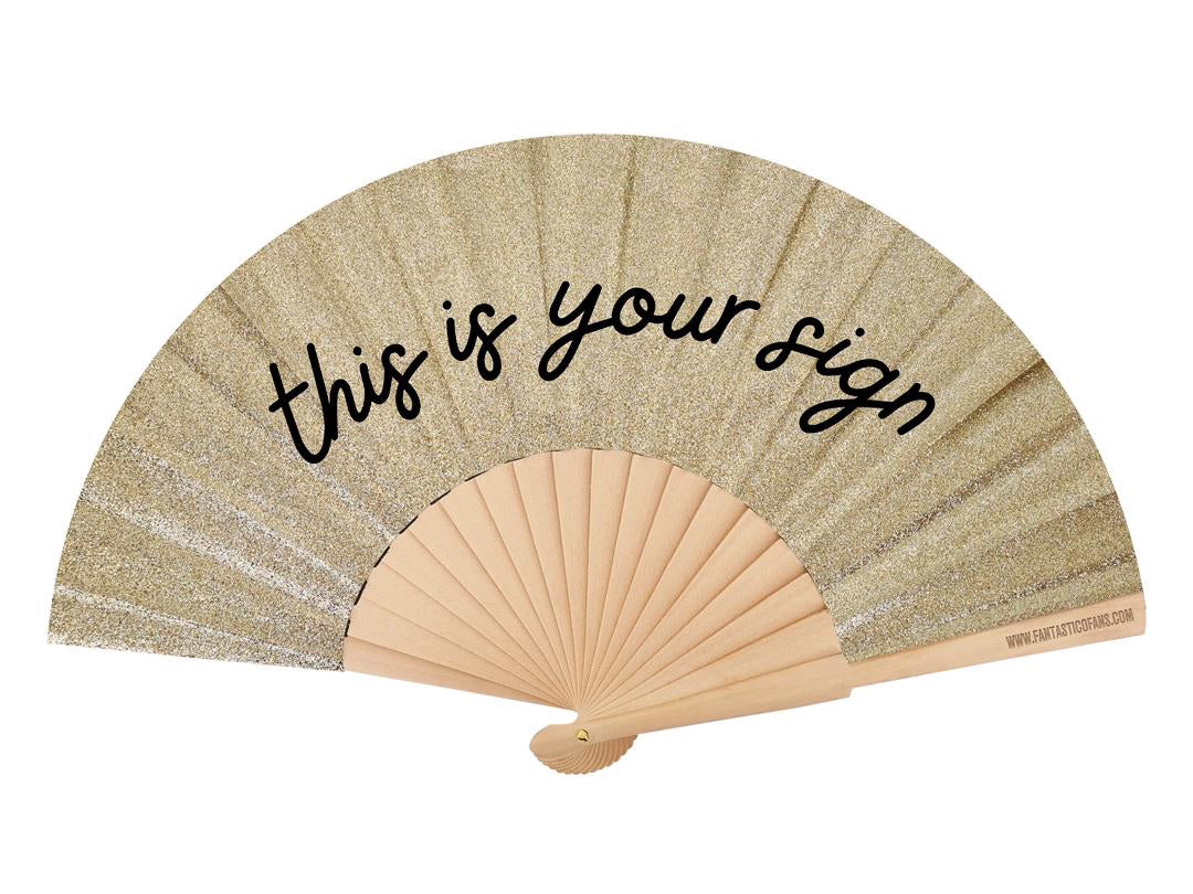 SALE - Fächer - This is your sign