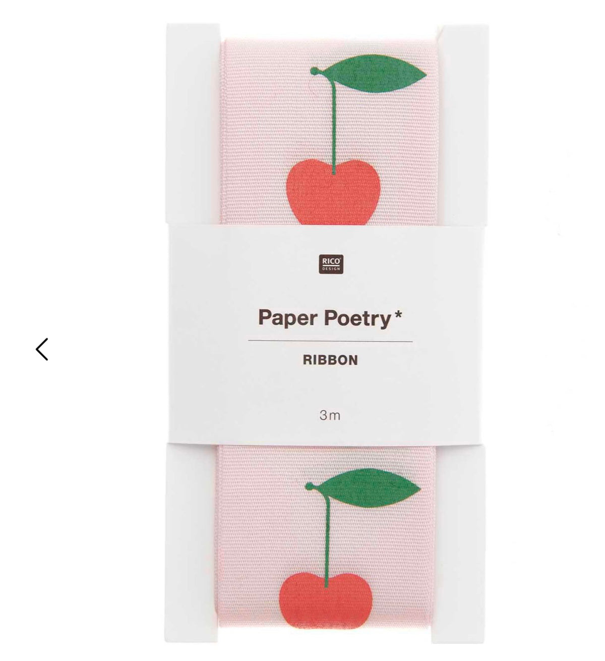 Geschenke Taffband - Rosa/Rote Kirschen
