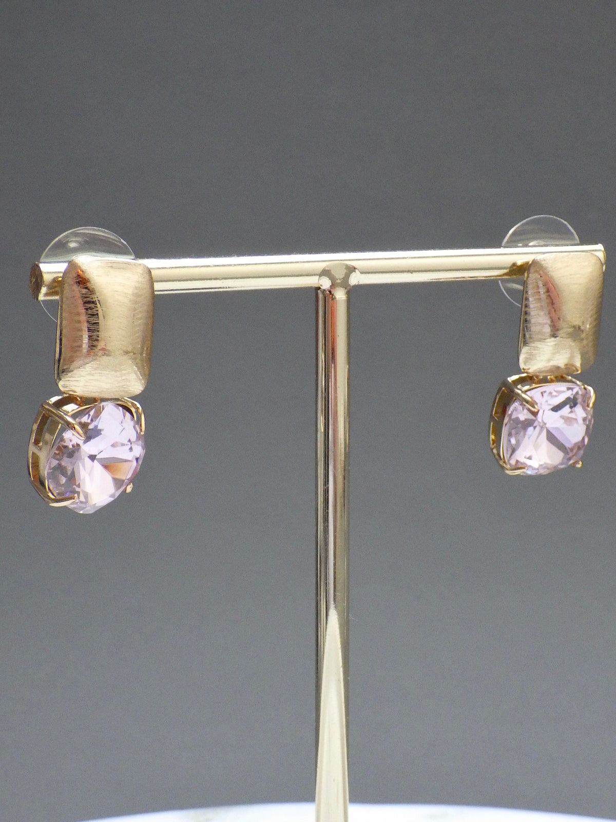 SALE ⭐️ Klassik 2 - Ohrringe - Stecker Gold - Rosa klar