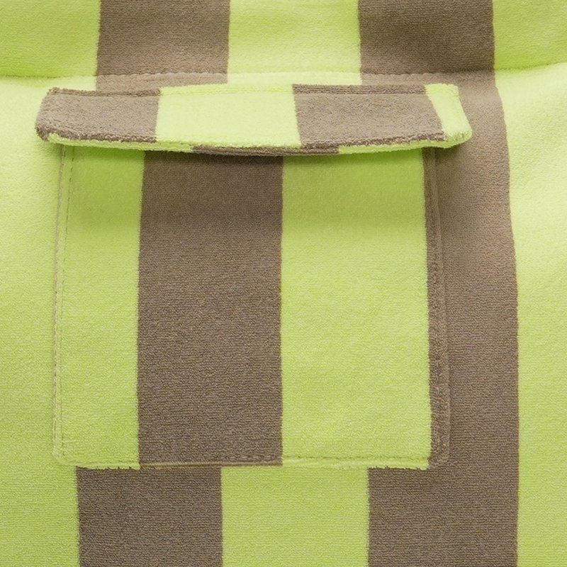 SALE ⭐️ Lot 83 - Neongrün/Braun Frottee gestreift - Beachbag 14