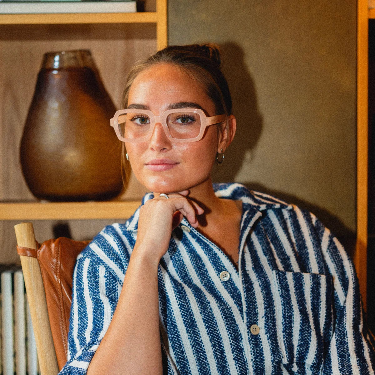 SALE Lesebrille - Have a Look Square Rosa