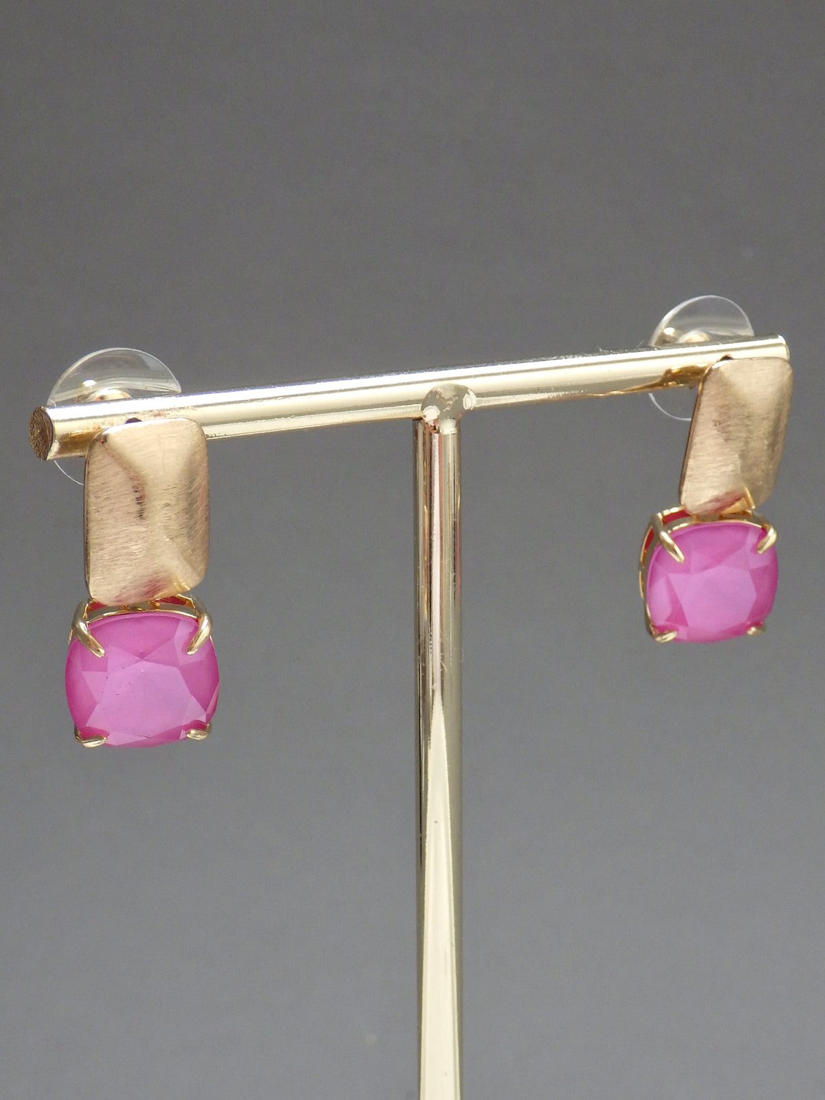 SALE ⭐️ Klassik 2 - Ohrringe - Stecker Gold - Pink