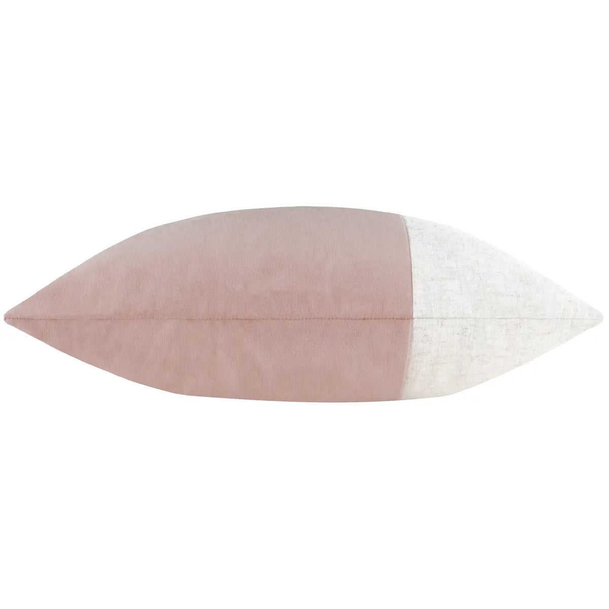 SALE - Kissenhülle Rosa Samt & Leinen