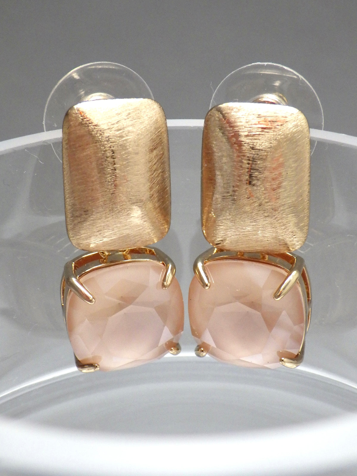 SALE ⭐️ Klassik 2 - Ohrringe - Stecker Mattes Rosabeige