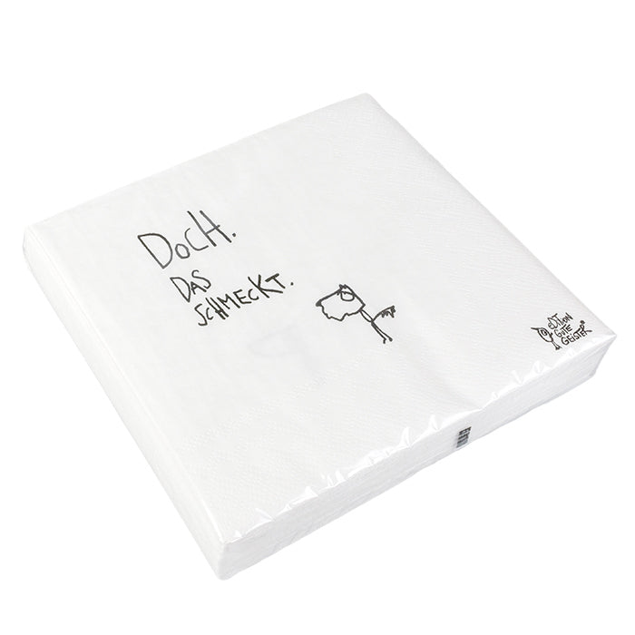 Serviette - Doch. Das schmeckt .