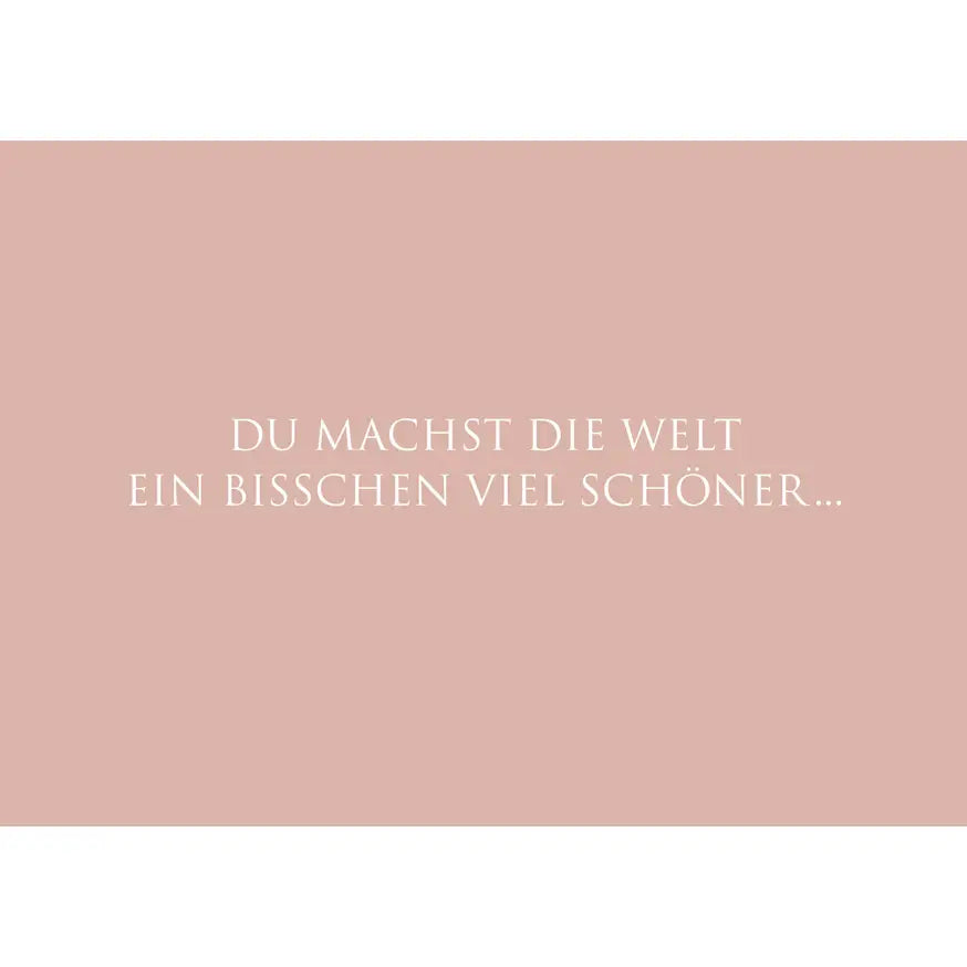 ⭐️ Postkarte - Du machst die Welt…