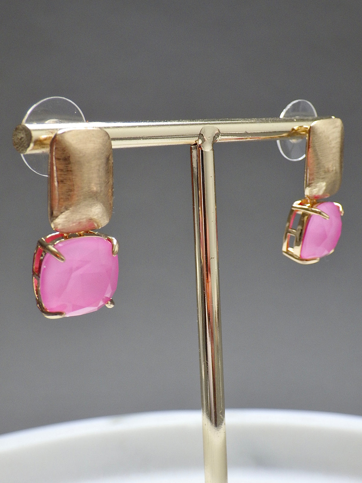 SALE ⭐️ Ohrringe - Stecker Gold - Helles Pink