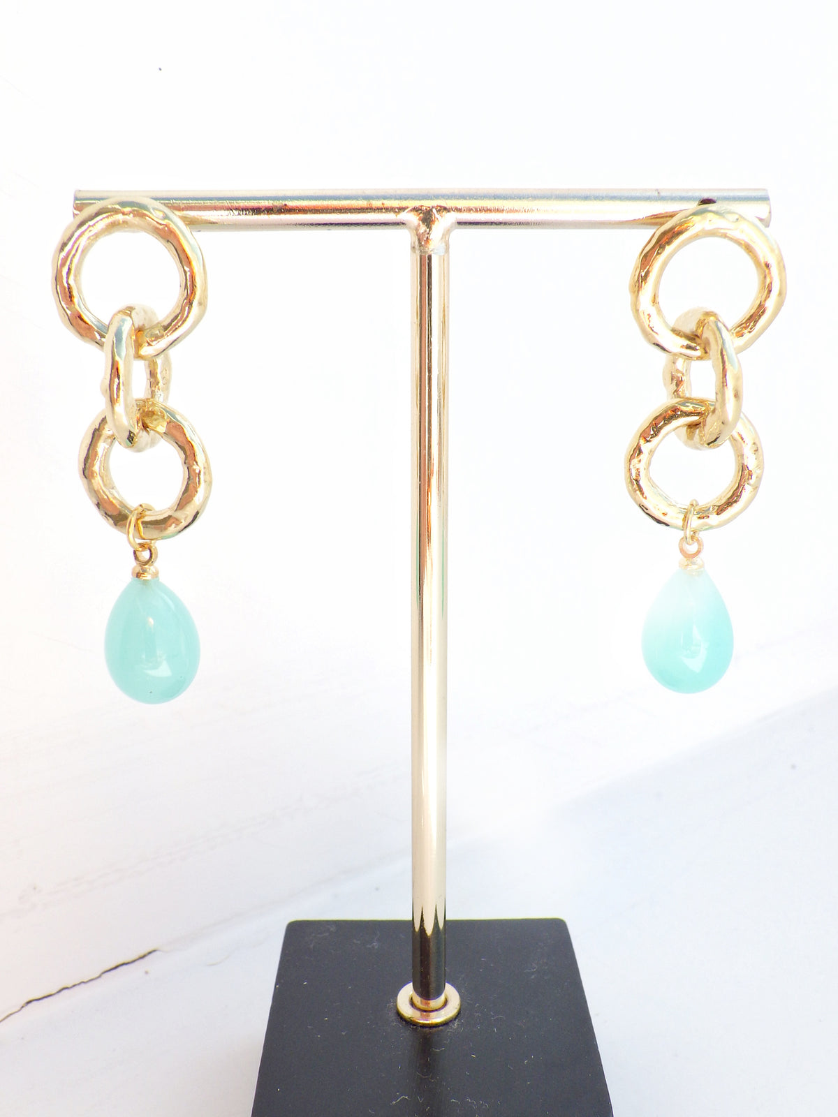 SALE ⭐️ Ohrringe - Hänger Muranoglas - Jadegrün Hänger
