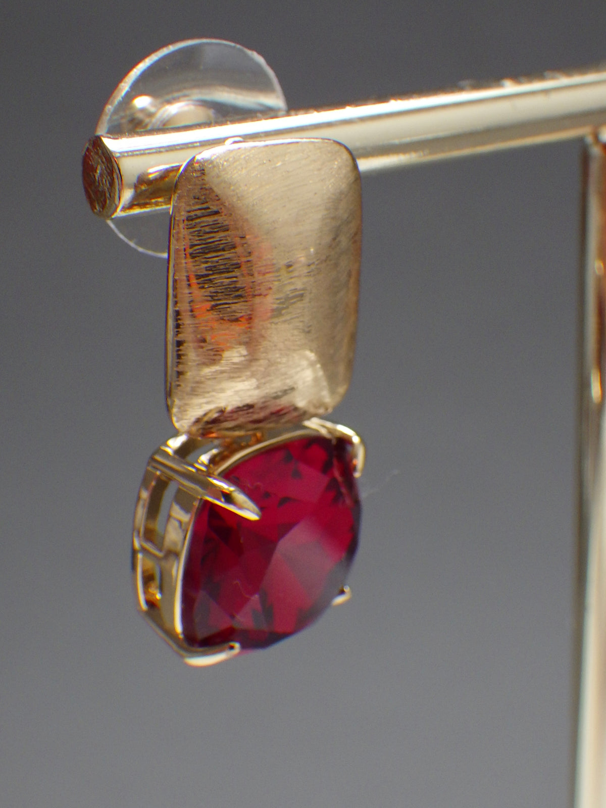 SALE ⭐️ Ohrringe - Stecker - Granat Rot