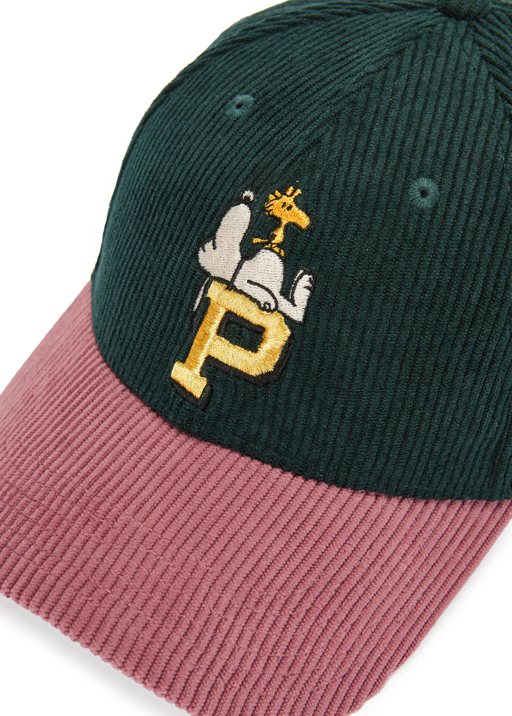Snoopy - Cap Grün/Altrosa