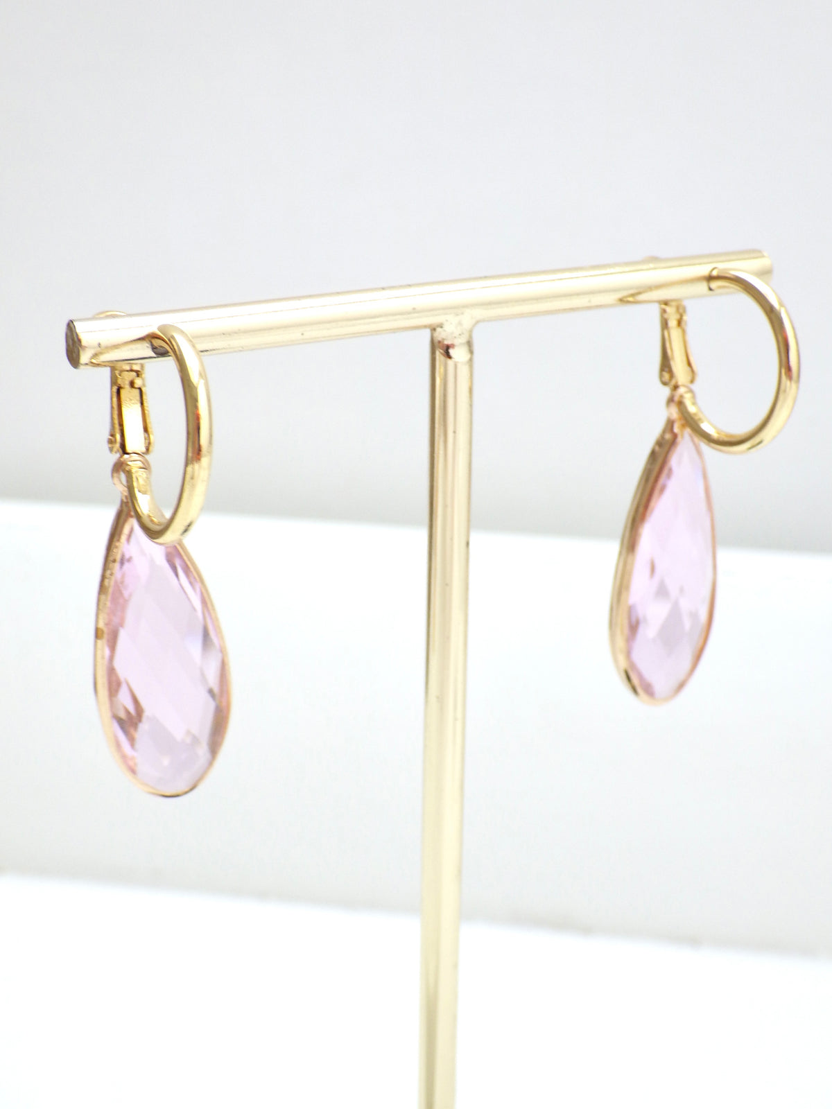 SALE - Ohrringe Rosa Hänger #27