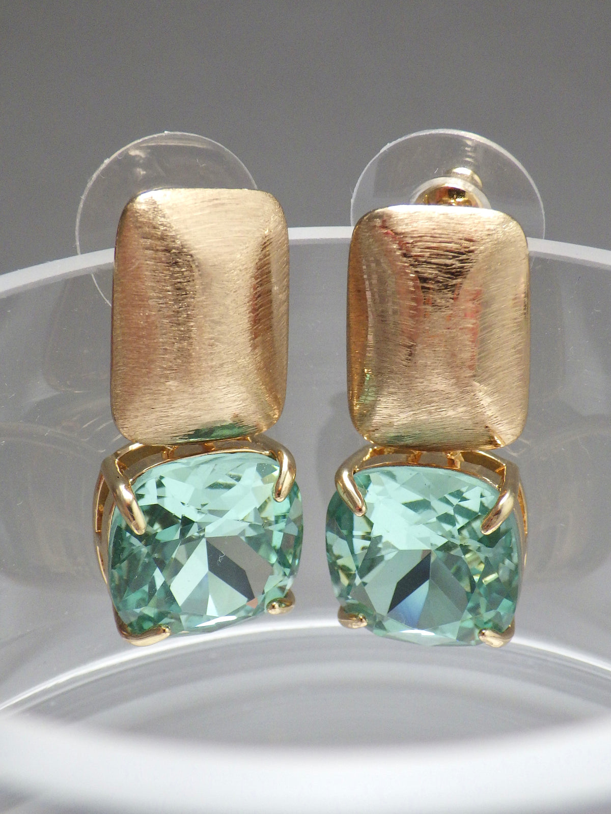 SALE ⭐️ Klassik 2 - Ohrringe - Stecker Aqua Klar