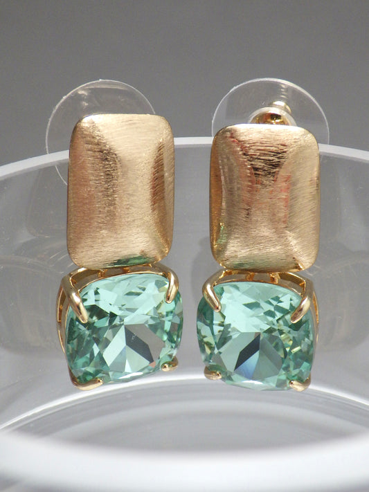 SALE ⭐️ Klassik 2 - Ohrringe - Stecker Aqua Klar