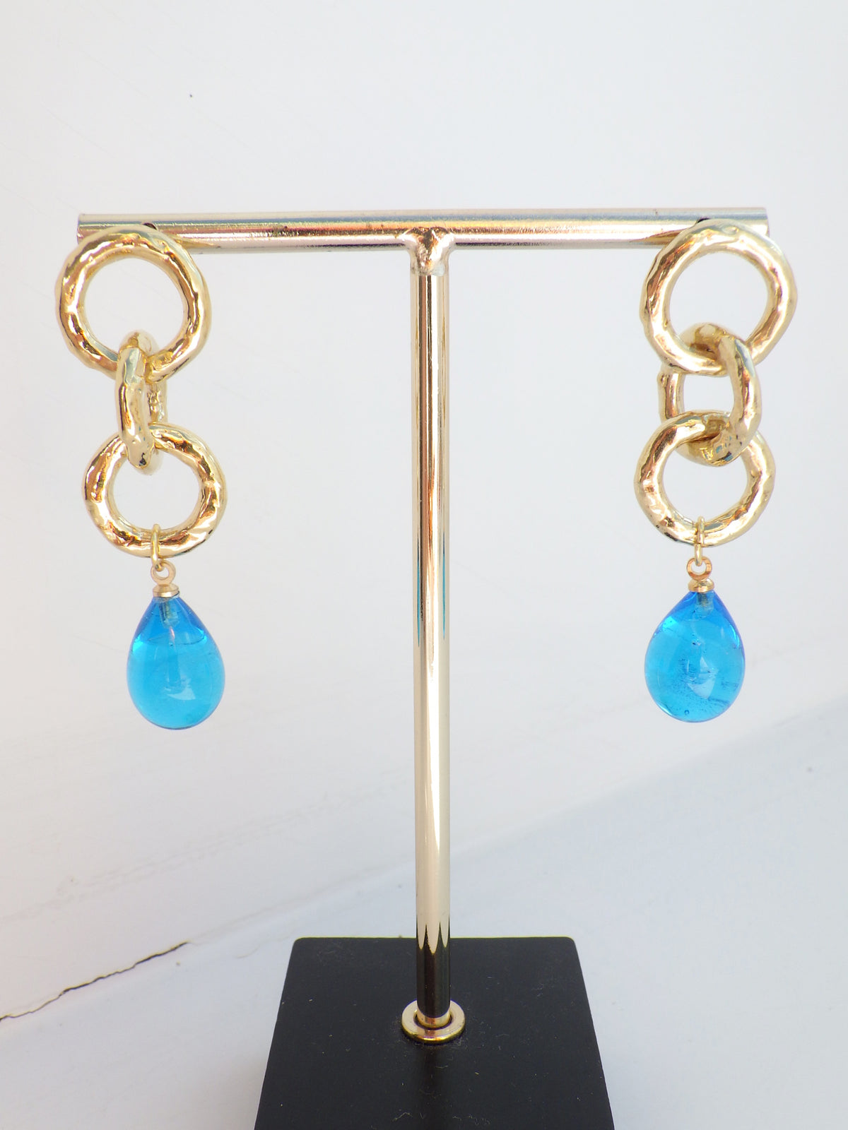 SALE ⭐️ Ohrringe - Hänger Muranoglas - Azur Hänger