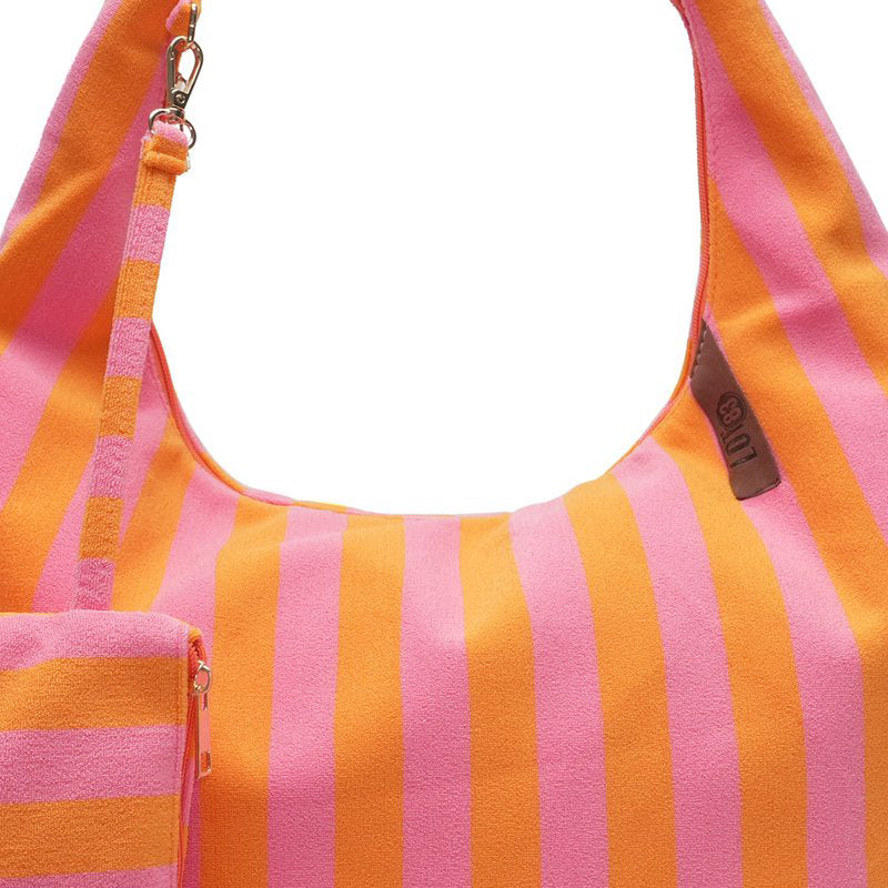 SALE ⭐️ Lot 83 - Pink/Orange Frottee gestreift
