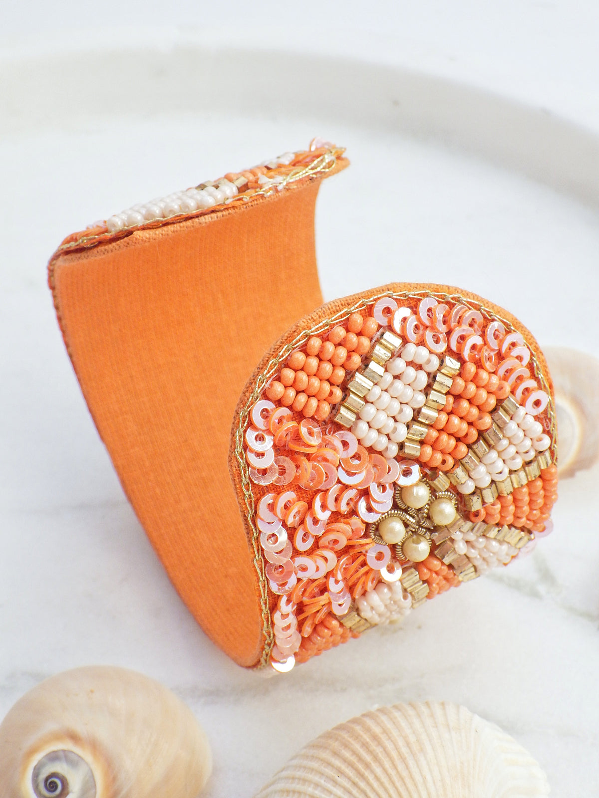 SALE - Armreif - Orange/Rosa # 20