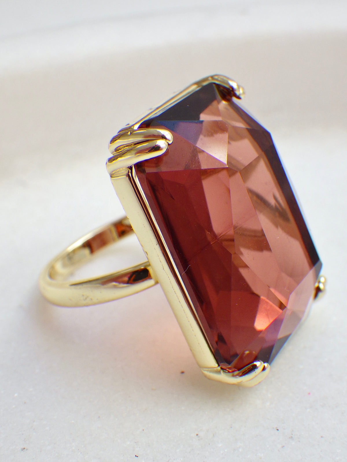 SALE - Ring Rotbraun #10